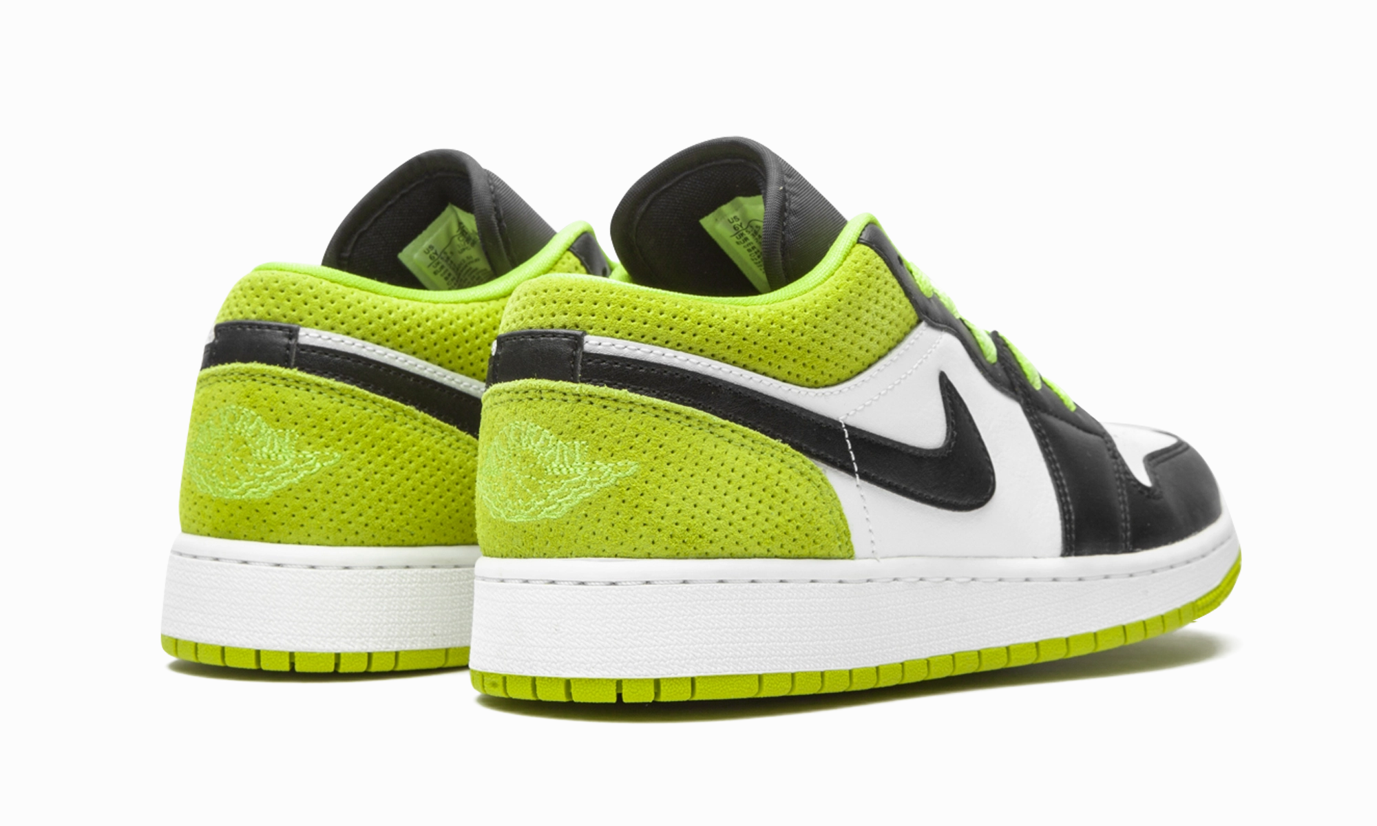 Air Jordan 1 Low SE GS "Black Cyber" Stretch knit