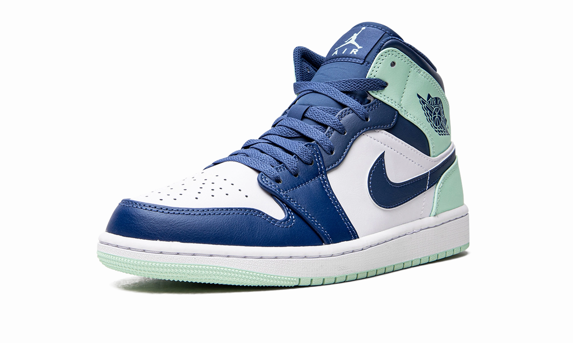 Air Jordan 1 Mid "Blue Mint" Slim Form