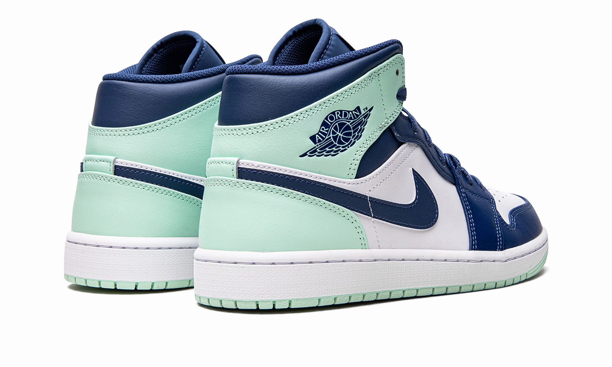 Classy durability Reflective elements Air Jordan 1 Mid "Blue Mint"