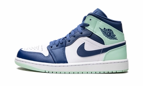 Performance Mode Designer Style Air Jordan 1 Mid "Blue Mint"