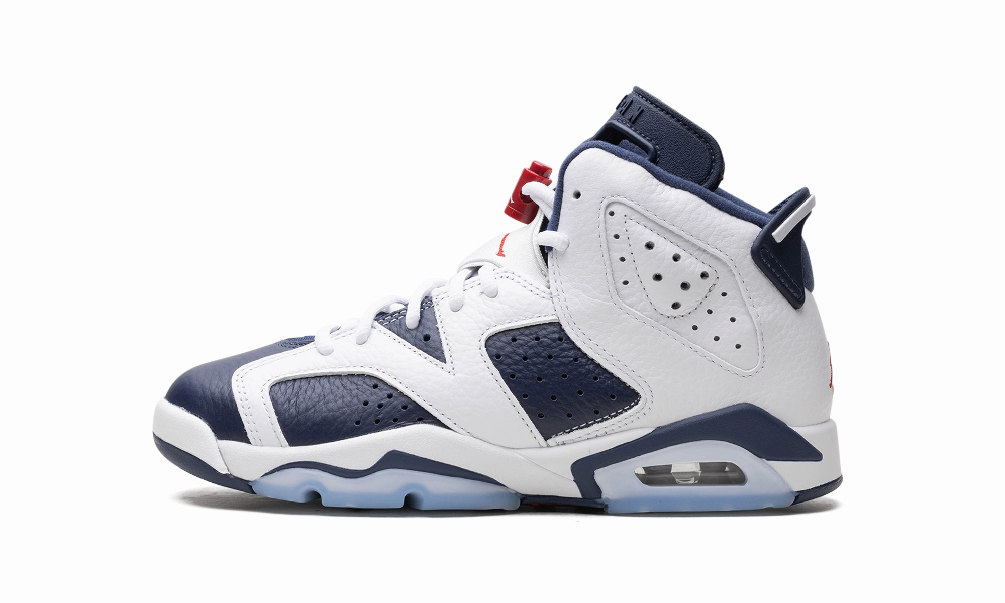 instep - strap shoes Air Jordan 6 GS "Olympic"