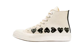 Shopping Day Chuck Taylor All Star 70 Hi "Comme des Garcons PLAY Multi-Heart Milk"