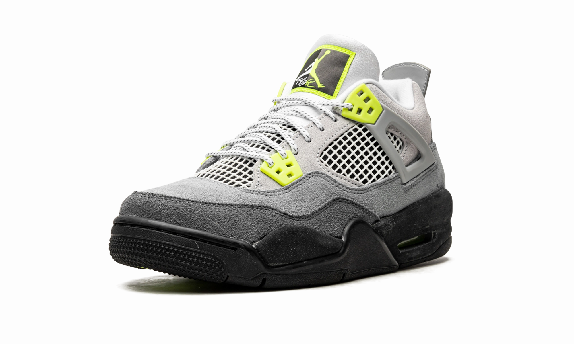 Simple Aesthetic Flexible Lining Air Jordan 4 Retro GS "Neon"