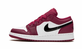 Air Jordan 1 Low GS "Noble Red" Vibrant lining Slip On