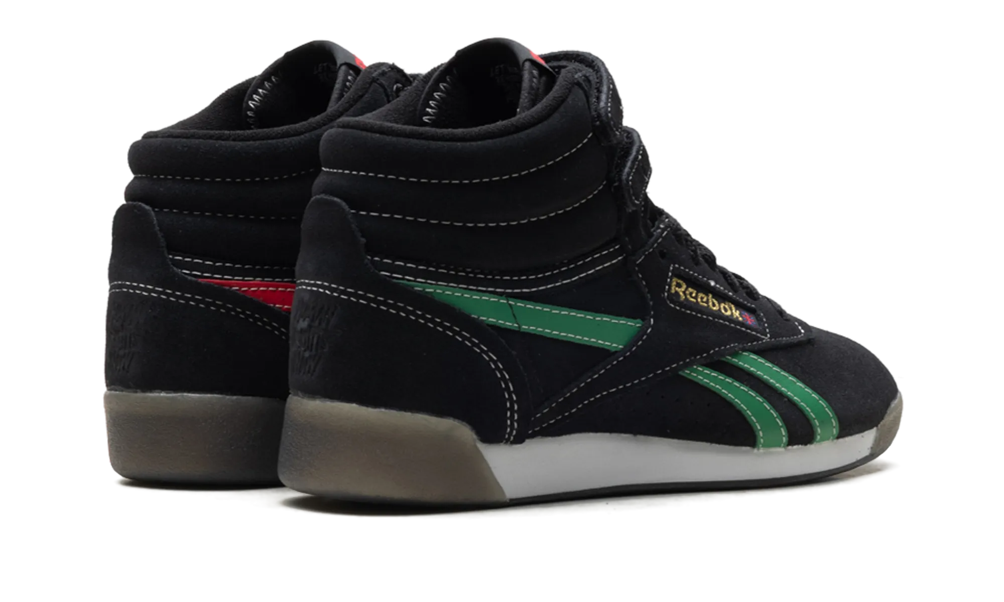 Freestyle High WMNS "Human Rights Now! - Black Green" senior exercise shoes gym running shoe scenario