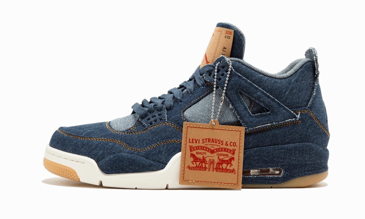 Air Jordan 4 Retro NRG "Levi's" Chic Fit Breathable piece