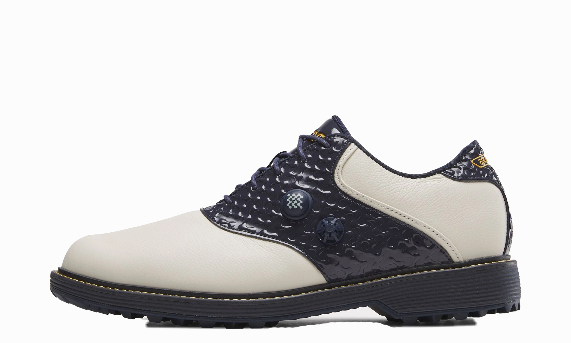 OG Pump Golf "MANORS - Navy Chalk" wide - toe - box enthusiasm - generating