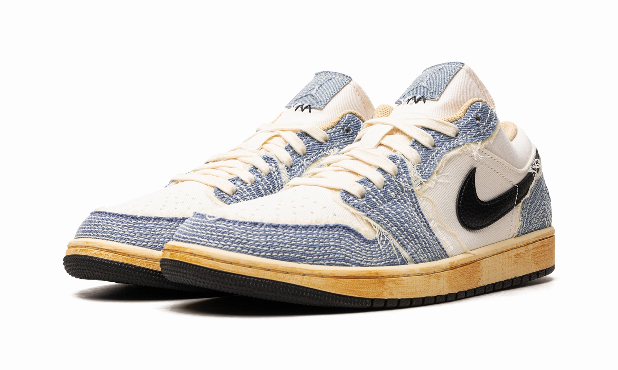 Dynamic look Travel Friendly Air Jordan 1 Low SE "Sashiko Denim"