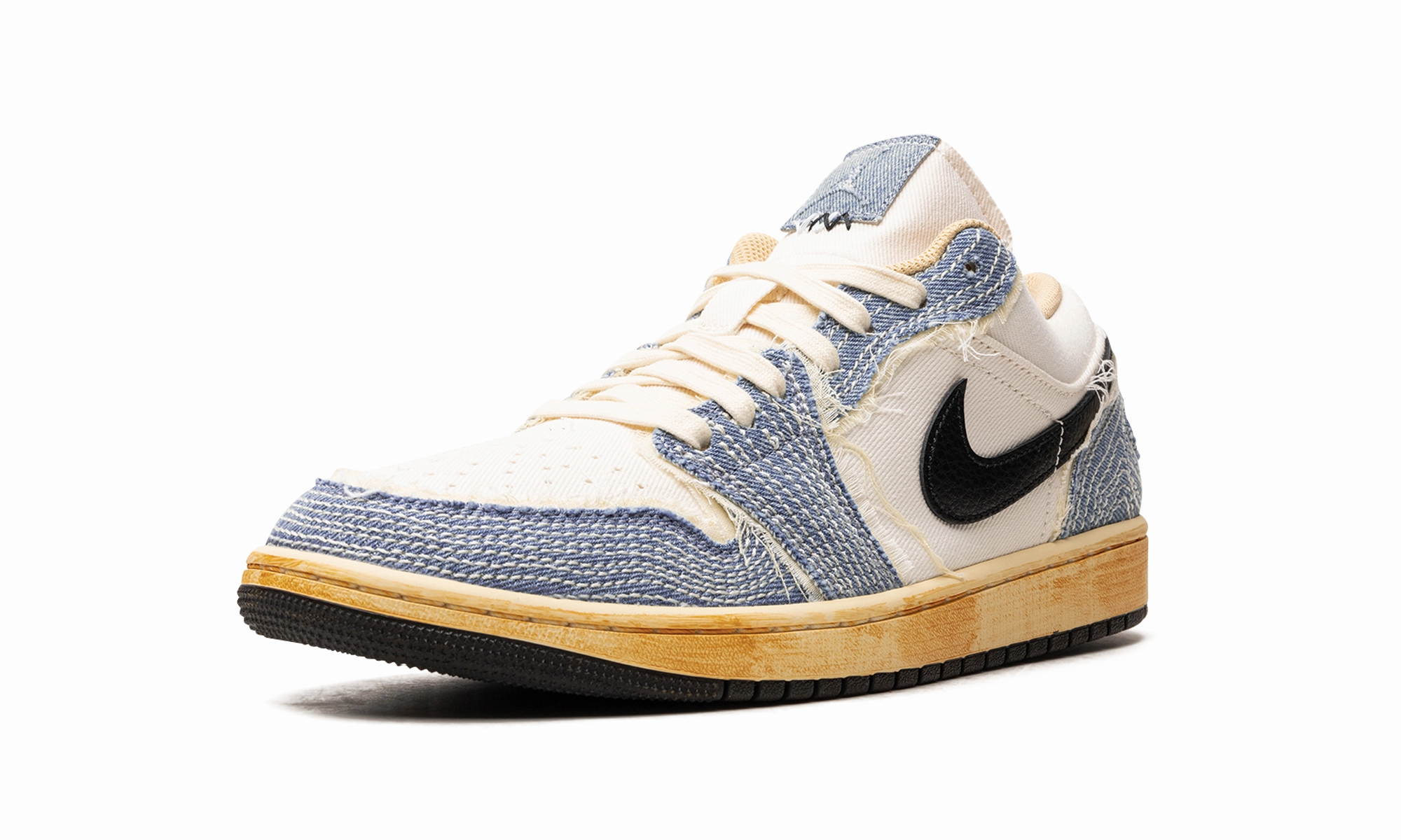 Air Jordan 1 Low SE "Sashiko Denim" Worn Daily Athletic Performance