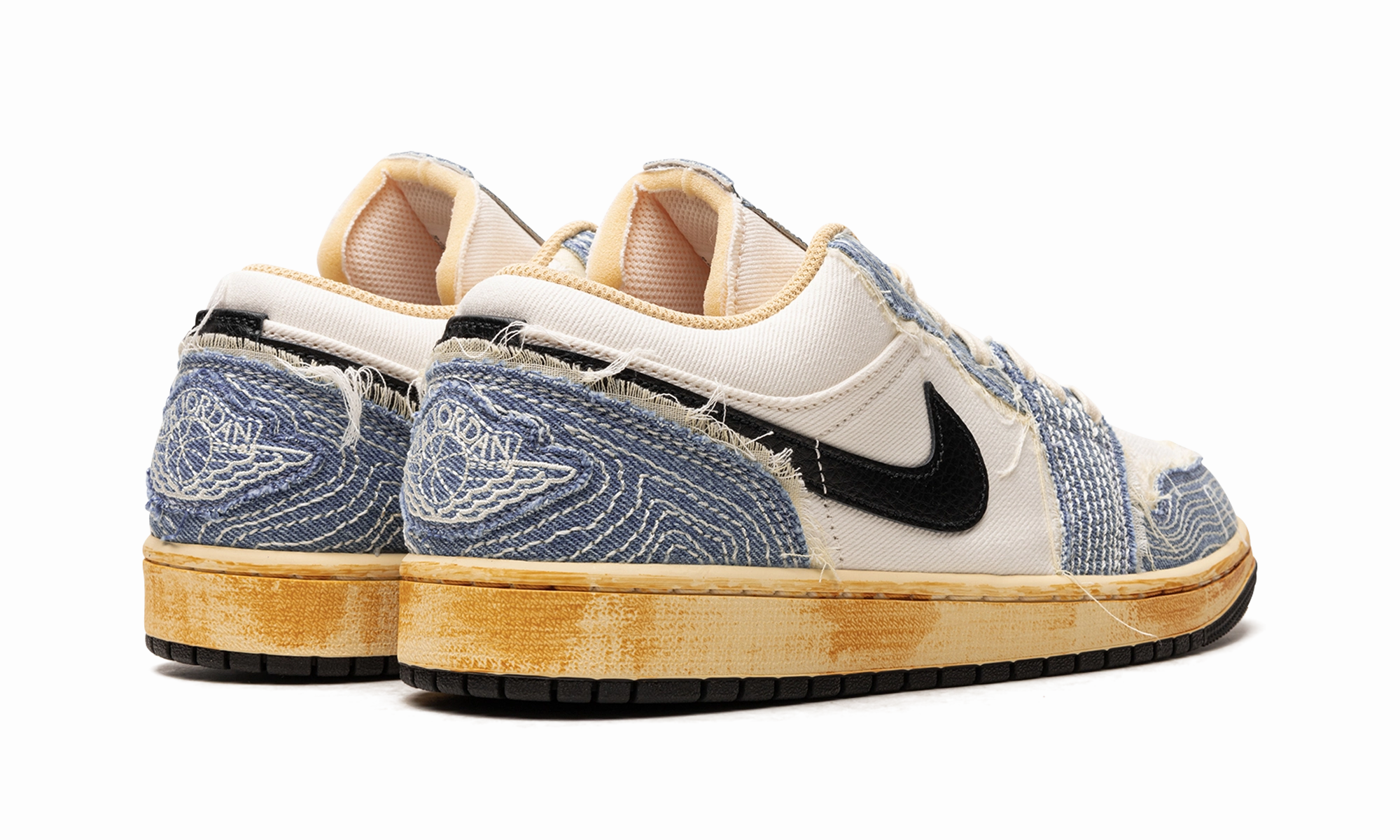 Worn Daily Air Jordan 1 Low SE "Sashiko Denim"