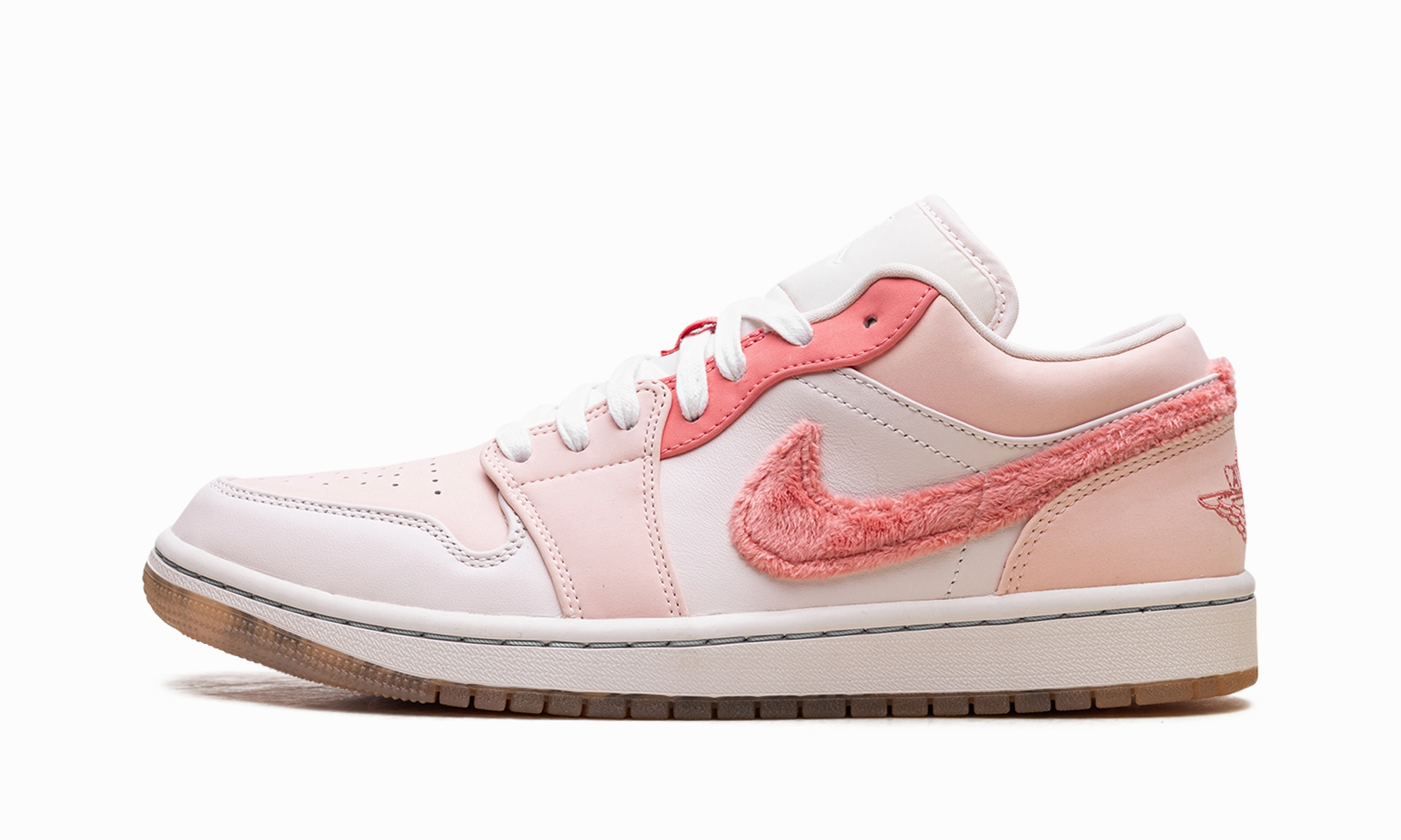 Shock-absorbent silhouette Sculpted durability Jordan 1 Low SE WMNS "Mighty Swooshers Pink"