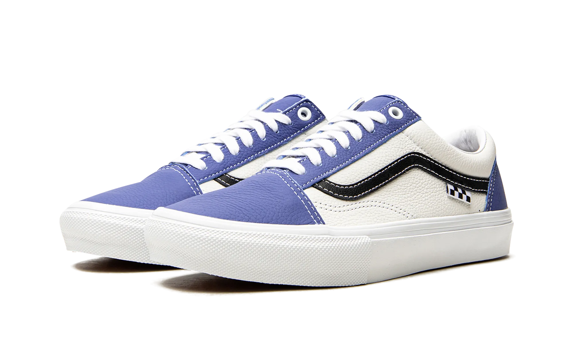 Skate Old Skool "Sport Leather - Blue / White" Sand Hike Fast Dry