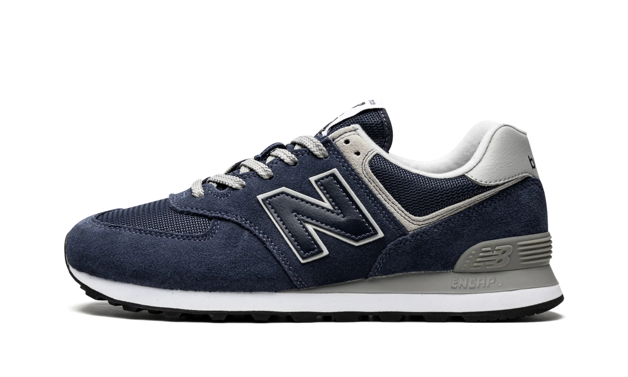 574 "classic navy" running in oval tracks shoes maximalist - style shoes