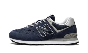 574 "classic navy" running in oval tracks shoes maximalist - style shoes