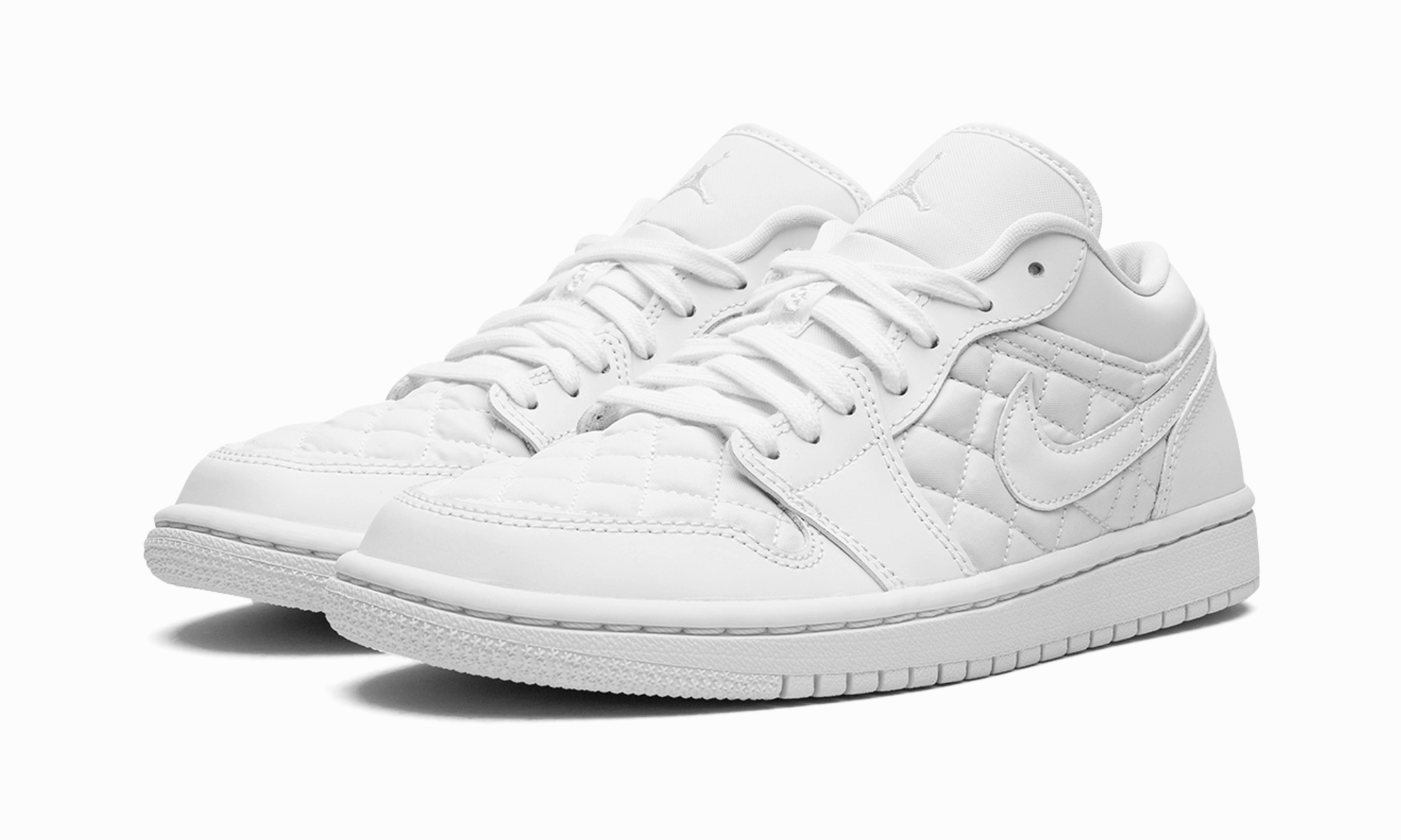 AIR JORDAN 1 LO QUILTED WMNS "Quilted White" Sport Casual