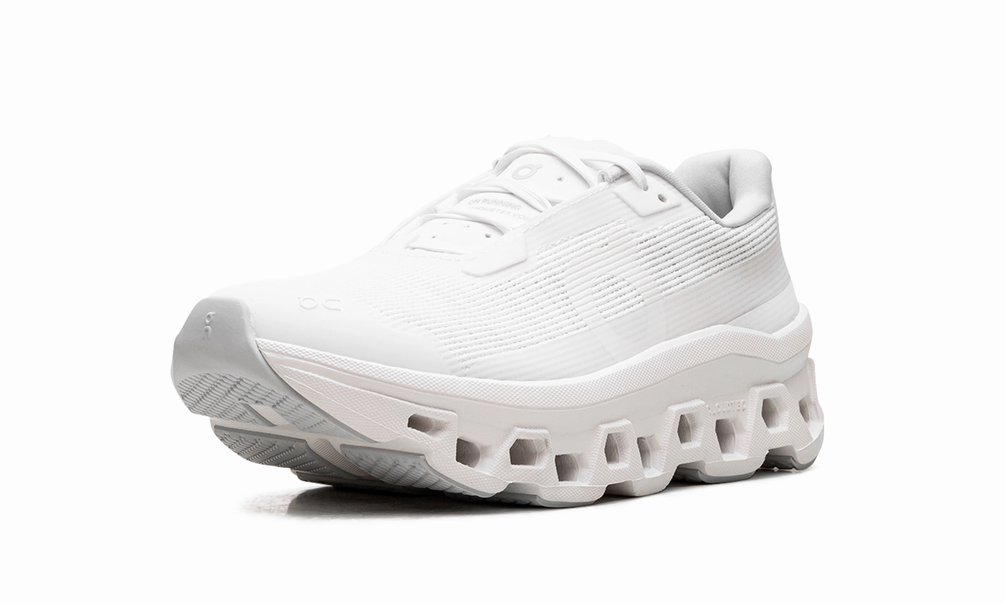 shoe protectors running in a movable bridge area shoes Cloudmonster Void WMNS "White White"