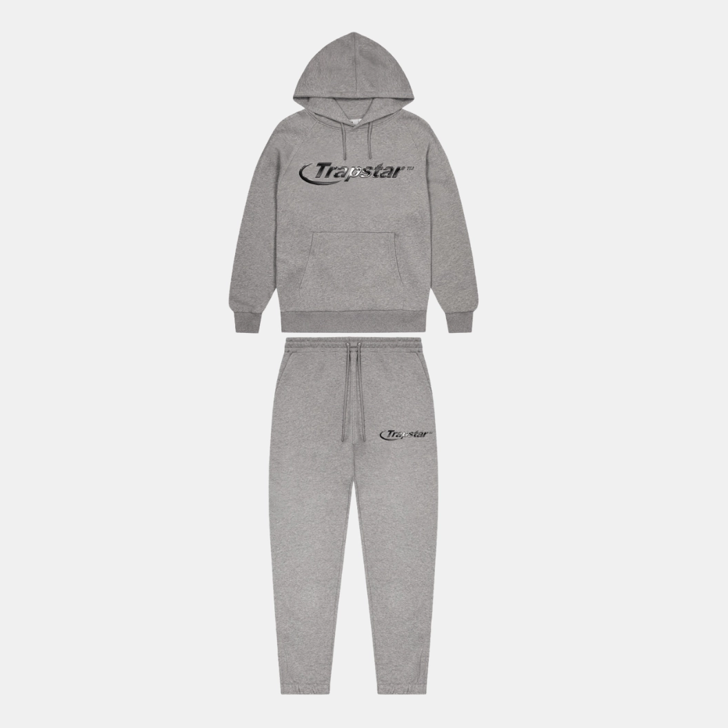 Support Zone Trapstar Hyperdrive Monochrome Tracksuit - Grey