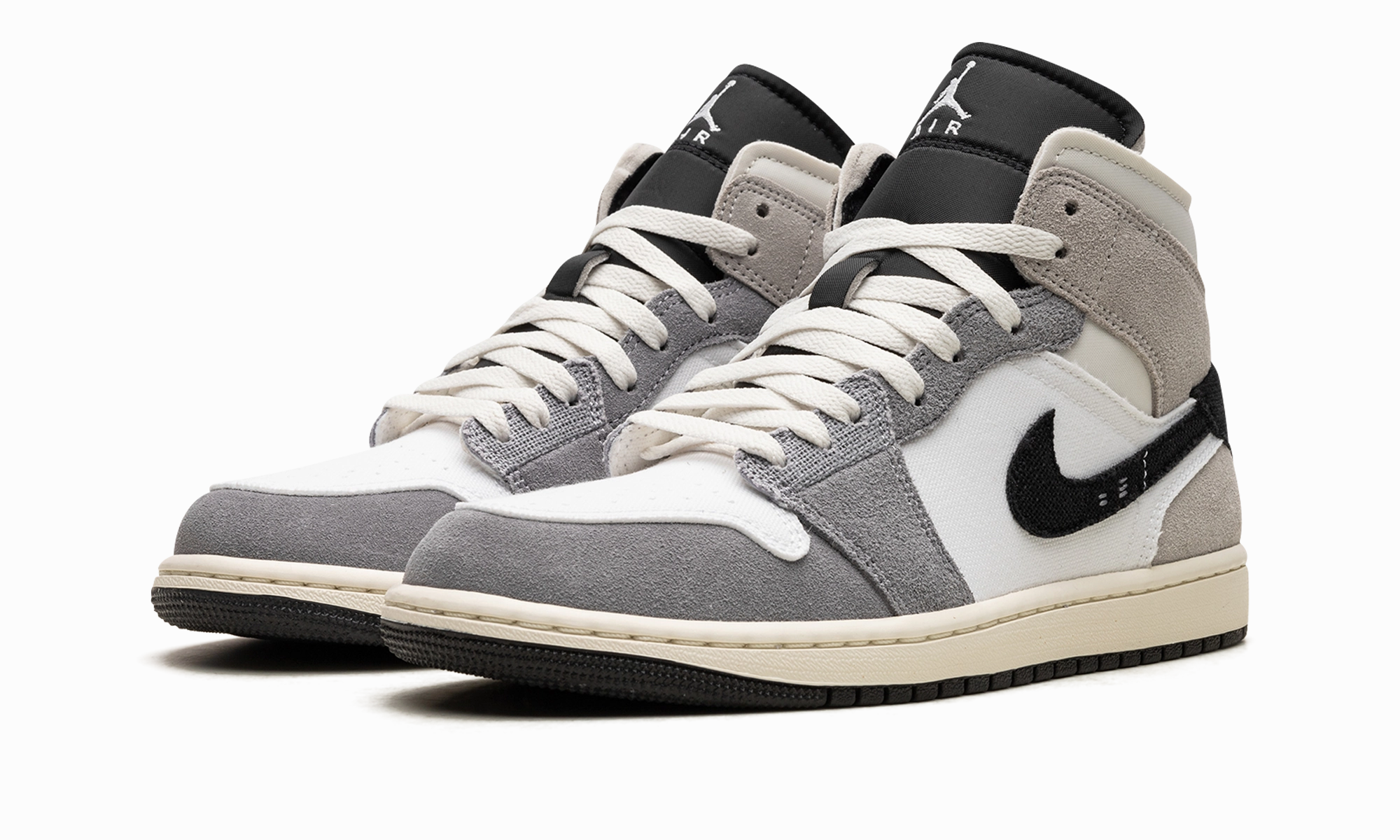 Smart stability Air Jordan 1 Mid SE Craft "Cement Grey"