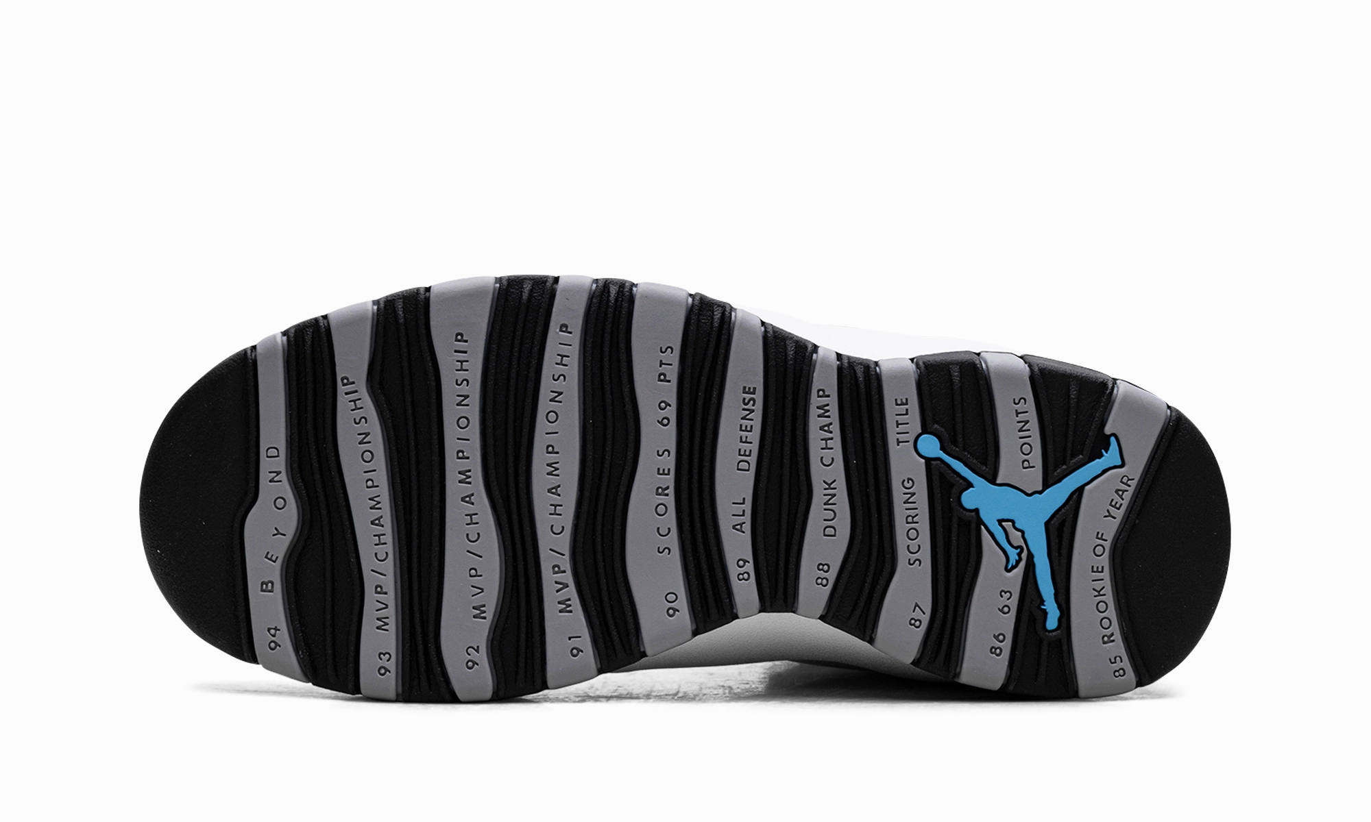 Air Jordan 10 "Steel" Cross country running non - slip safety