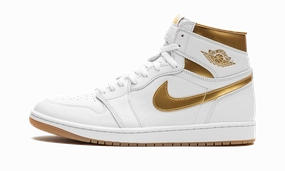 AIR JORDAN 1 RETRO HIGH OG WMNS "Metallic Gold" Trend-setting comfort Flexible Fit