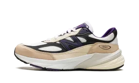 990v6 "Made In USA - Teddy Santis White Black Plum" removable - insole shoes