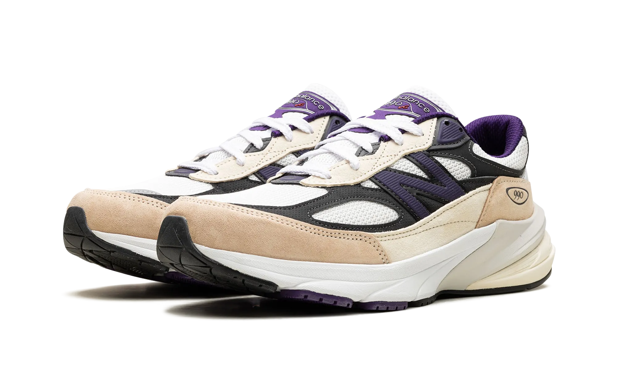 Costume Run 990v6 "Made In USA - Teddy Santis White Black Plum"