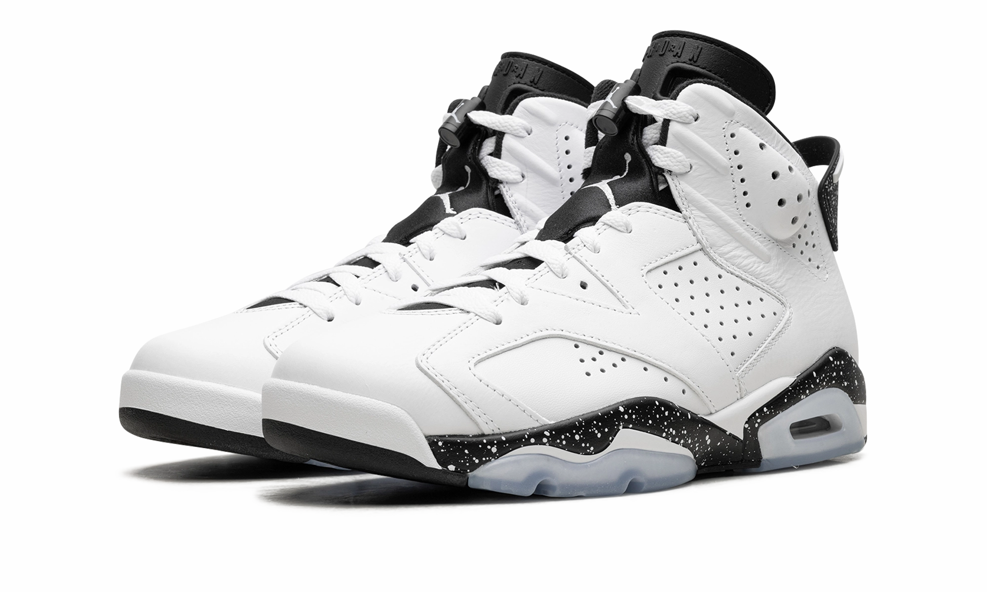 Air Jordan 6 "Reverse Oreo" suede shoes training routine shoe goal