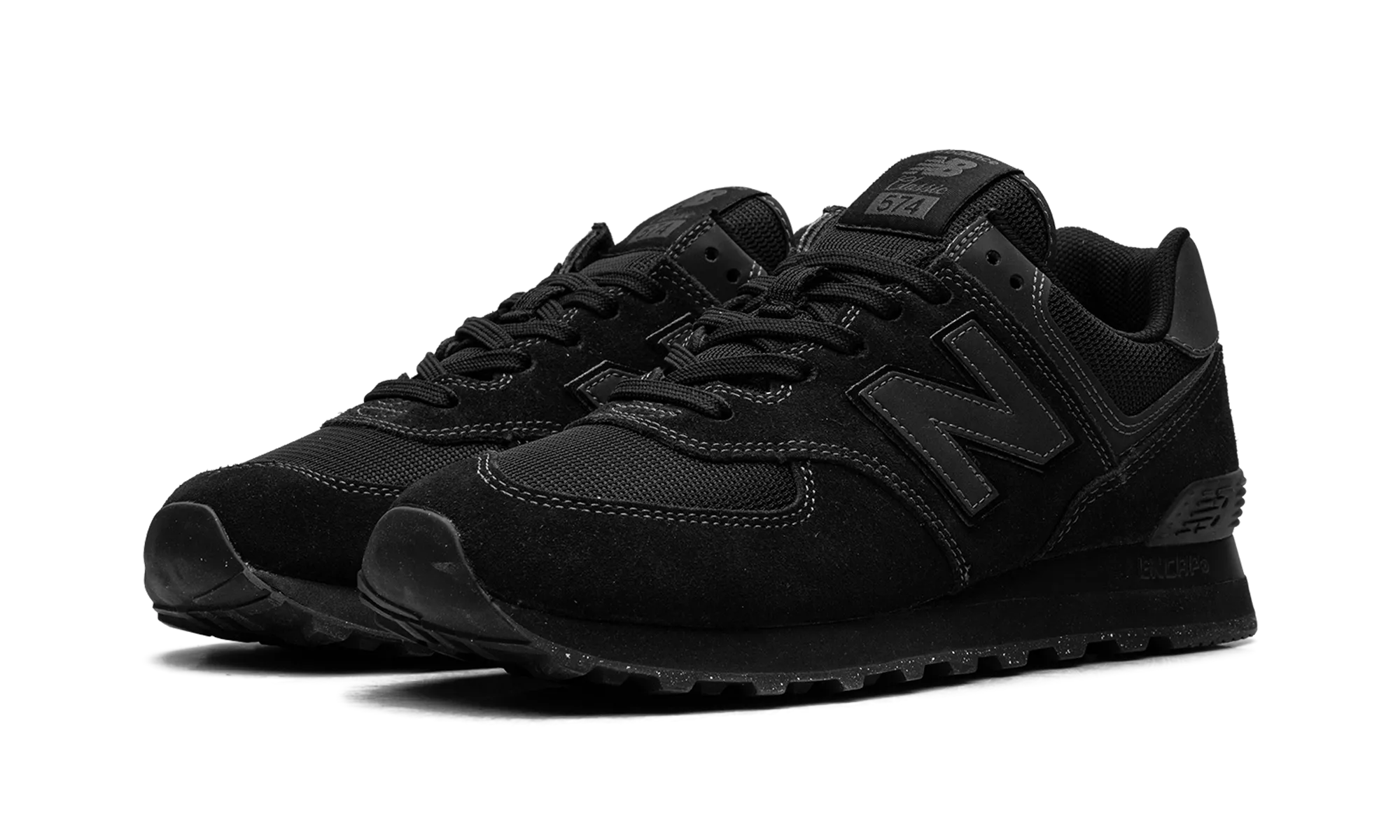 574 "Triple Black" Red Wing Heritage heel - cushion running shoes