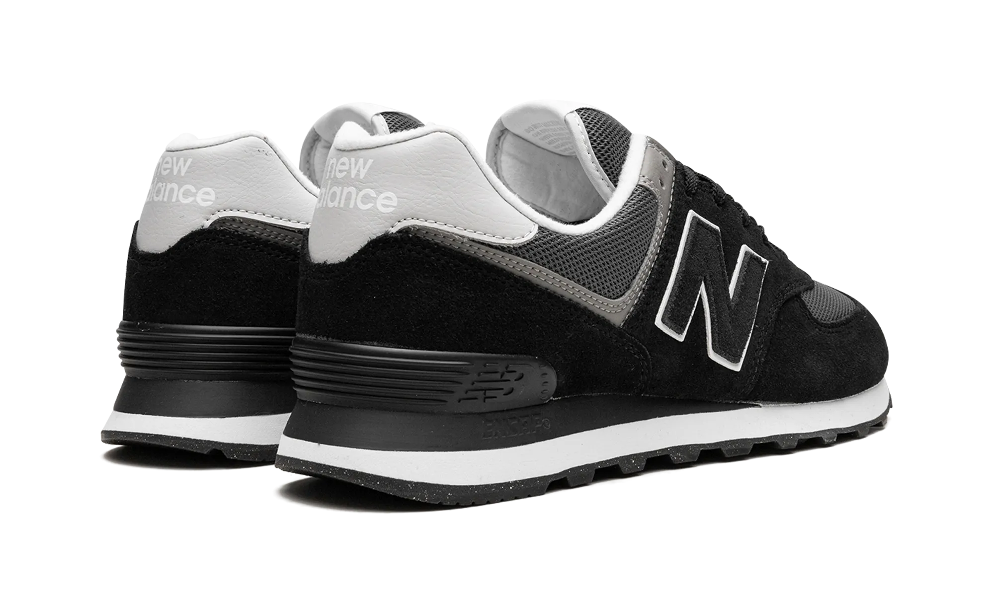 seamless socks liner 574 "Black / Grey"