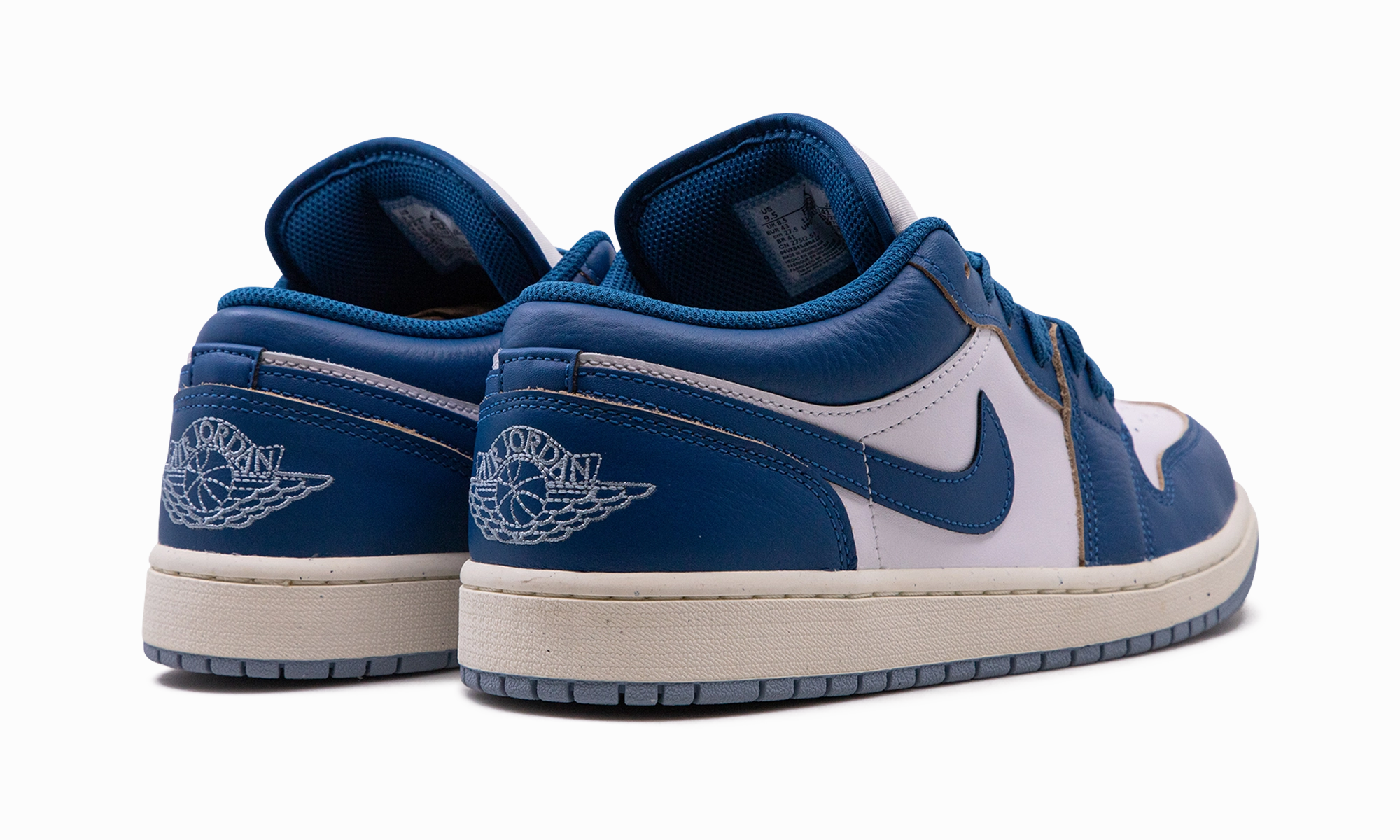 Plush Lining Air Jordan 1 LOW "Industrial Blue"