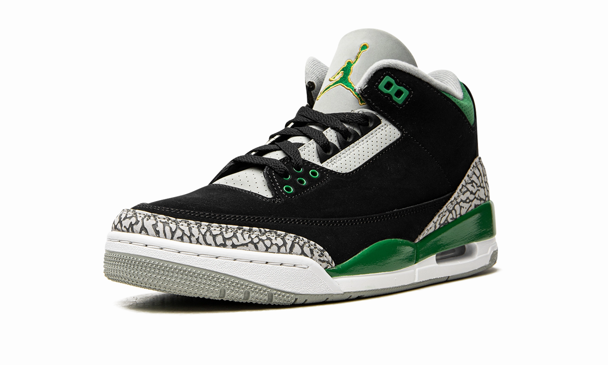 Sturdy Construction Air Jordan 3 Retro "Pine Green"
