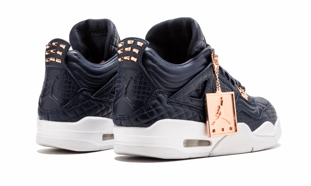 Air Jordan 4 Retro Premium "Obsidian" Stay Dry Reflective Detail
