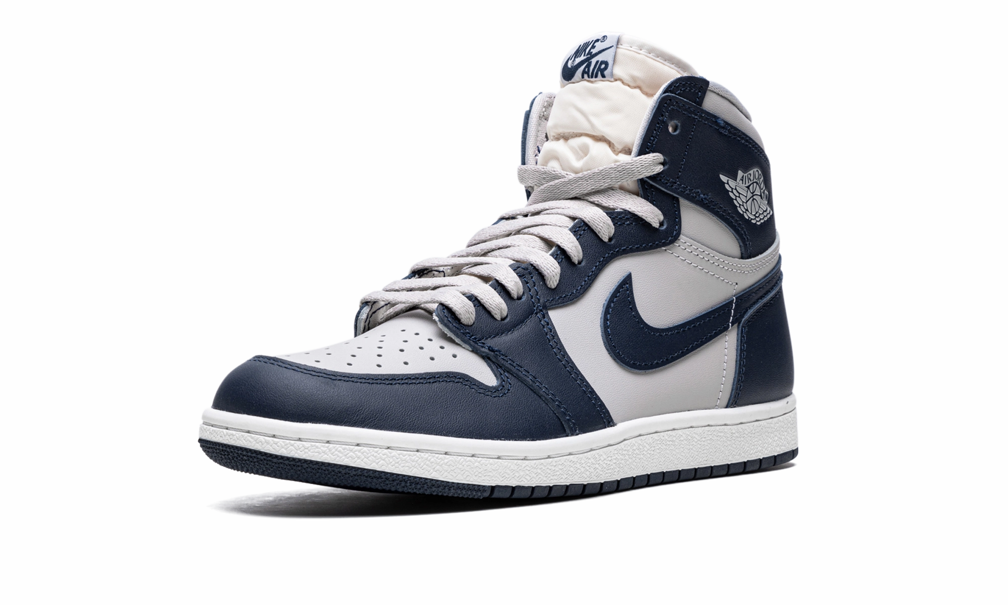 Air Jordan 1 High 85 "Georgetown" All-Day Ease Sculpted lining