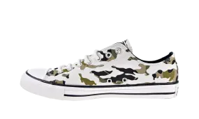 Chuck Taylor All Star "Vintage White-Black-White" Minimalist Design