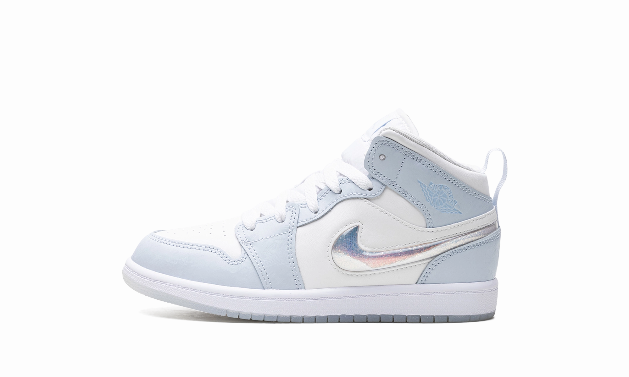 Breathable Lining Dynamic Comfort Air Jordan 1 Mid PS "Glitter Swoosh"