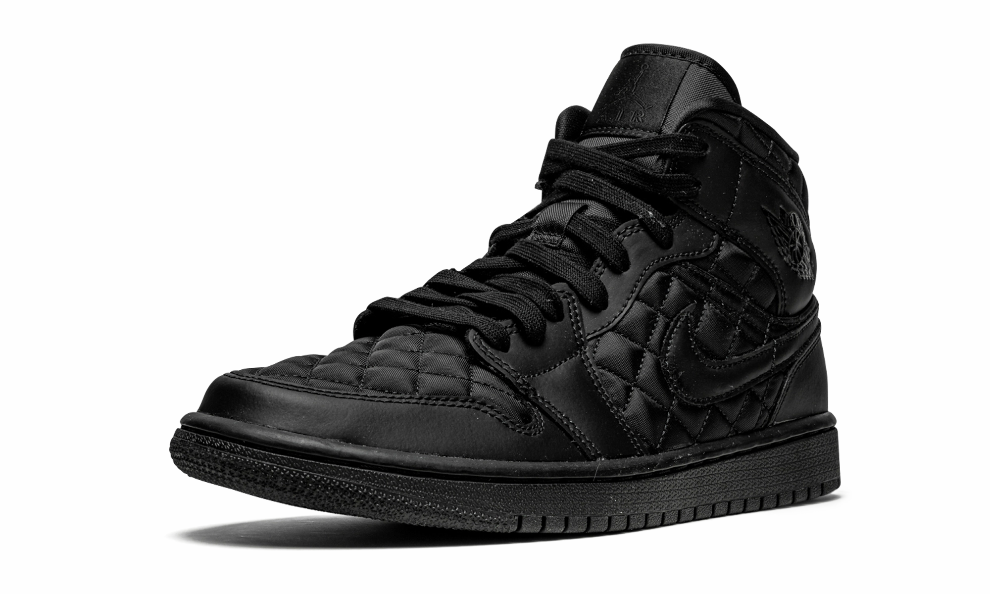 AIR JORDAN 1 MID QUILTED WMNS "Black" Motion Freedom
