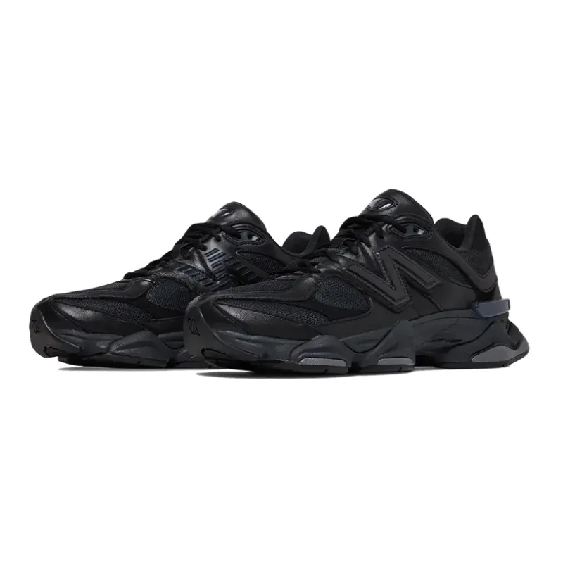 Parent Pace New Balance 9060 Triple Black Leather