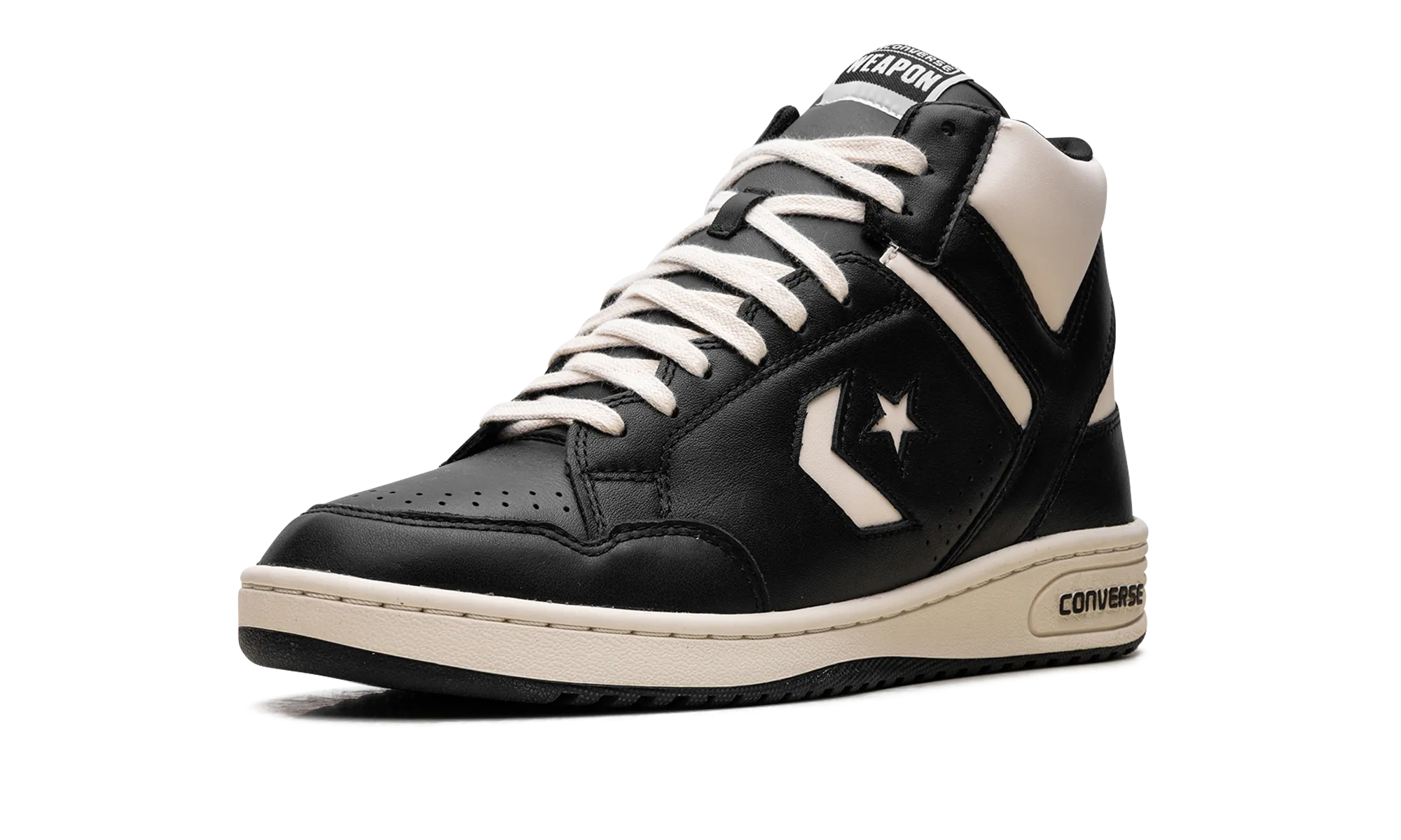 Smooth Lining Easy Slip-On WEAPON MID "BLACK/NATURAL IVORY/BLACK"