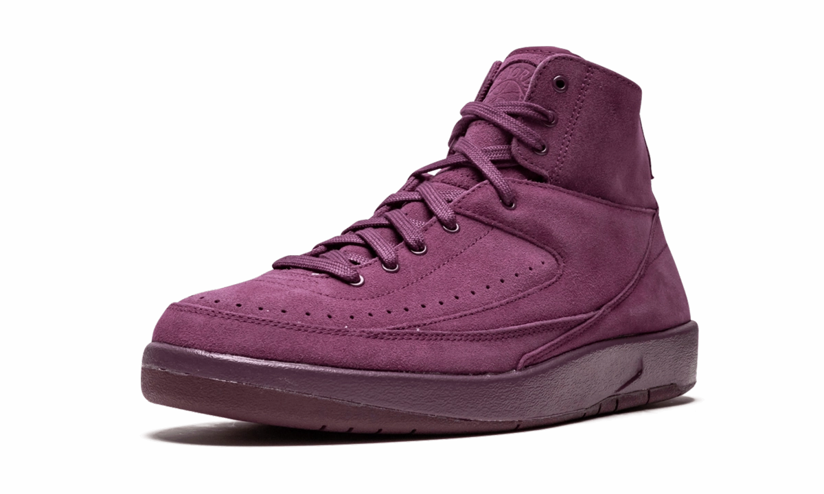 Motion Cushion Glossy Finish Air Jordan 2 Retro Decon "Bordeaux"