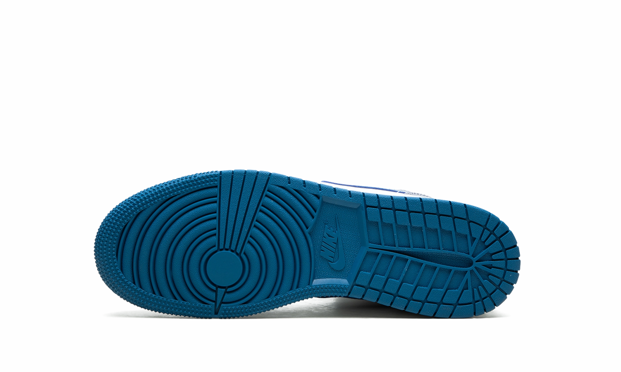 Air Jordan 1 Mid GS "Cement / True Blue" Cloud Support