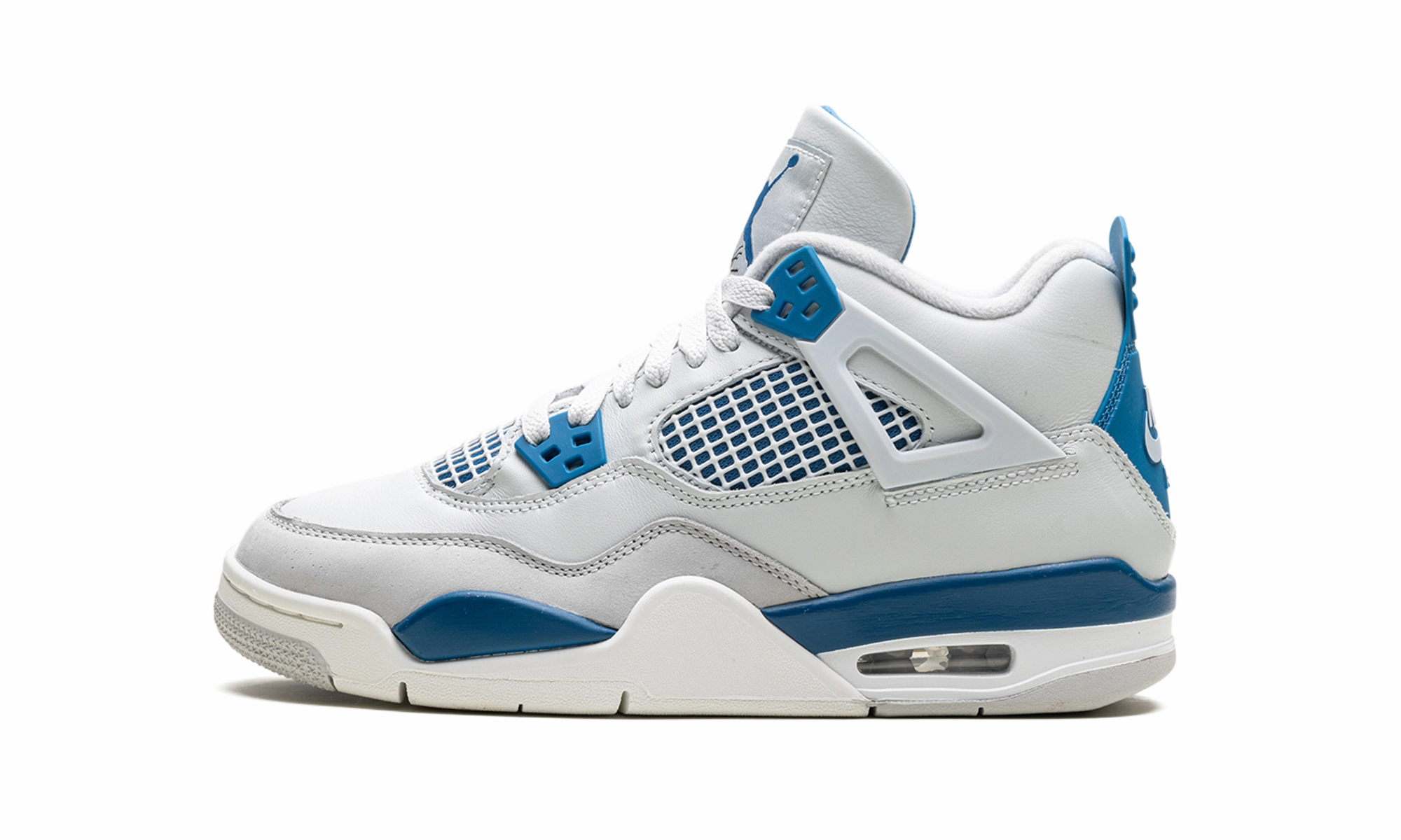 Air Jordan 4 GS "Military Blue" Slip-resistant durability