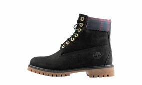 6-Inch Premium Waterproof Black Nubuck/Pink "Black" Construction Ready City Street