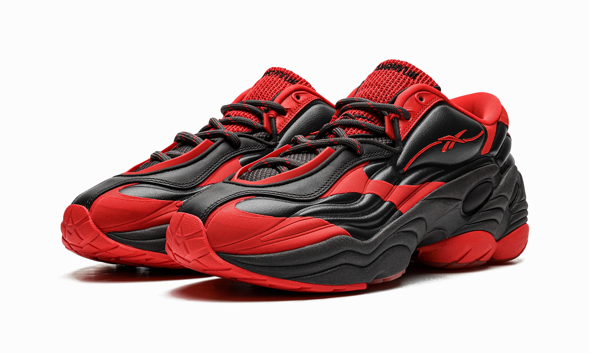 DMX Run 6 Modern "Kanghyuk - Black / Red" Runners with High Arches weather - resistant shoes