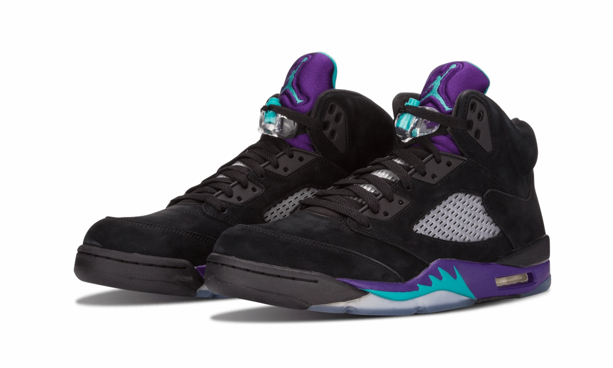 Air Jordan 5 Retro "Black Grape" Adaptable to different paces