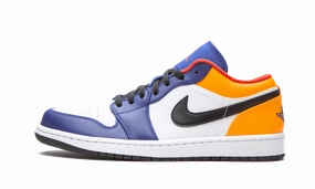 Calm Tones Air Jordan 1 Low "Deep Royal / Yellow"