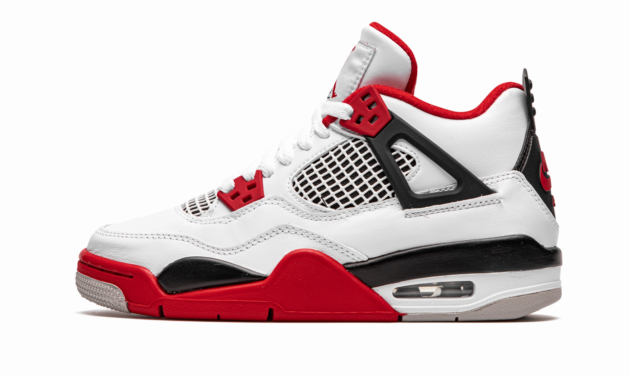 Air Jordan 4 Retro GS "Fire Red" Luxe support