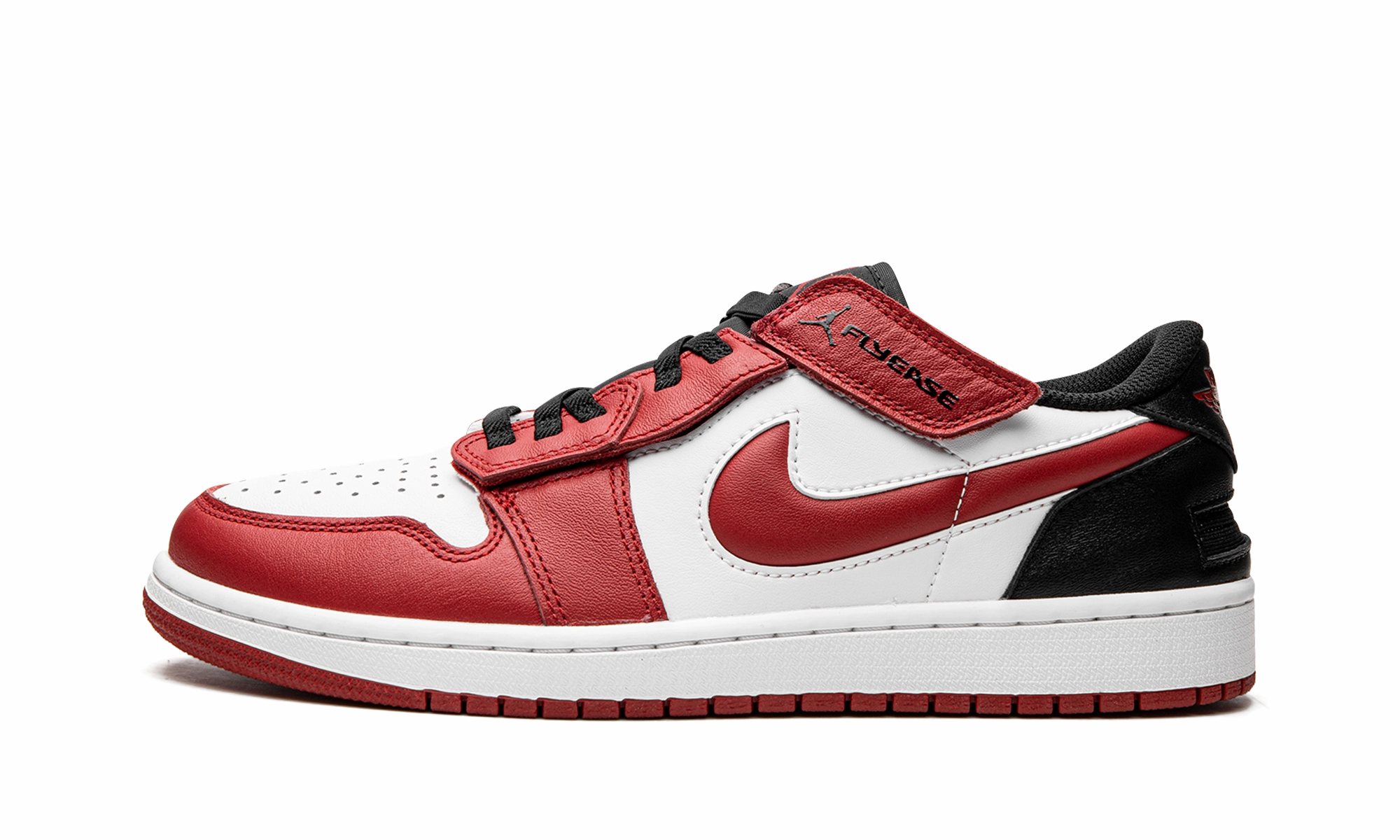 Athletic Support Street Fit Jordan 1 Low FlyEase "Gym Red"