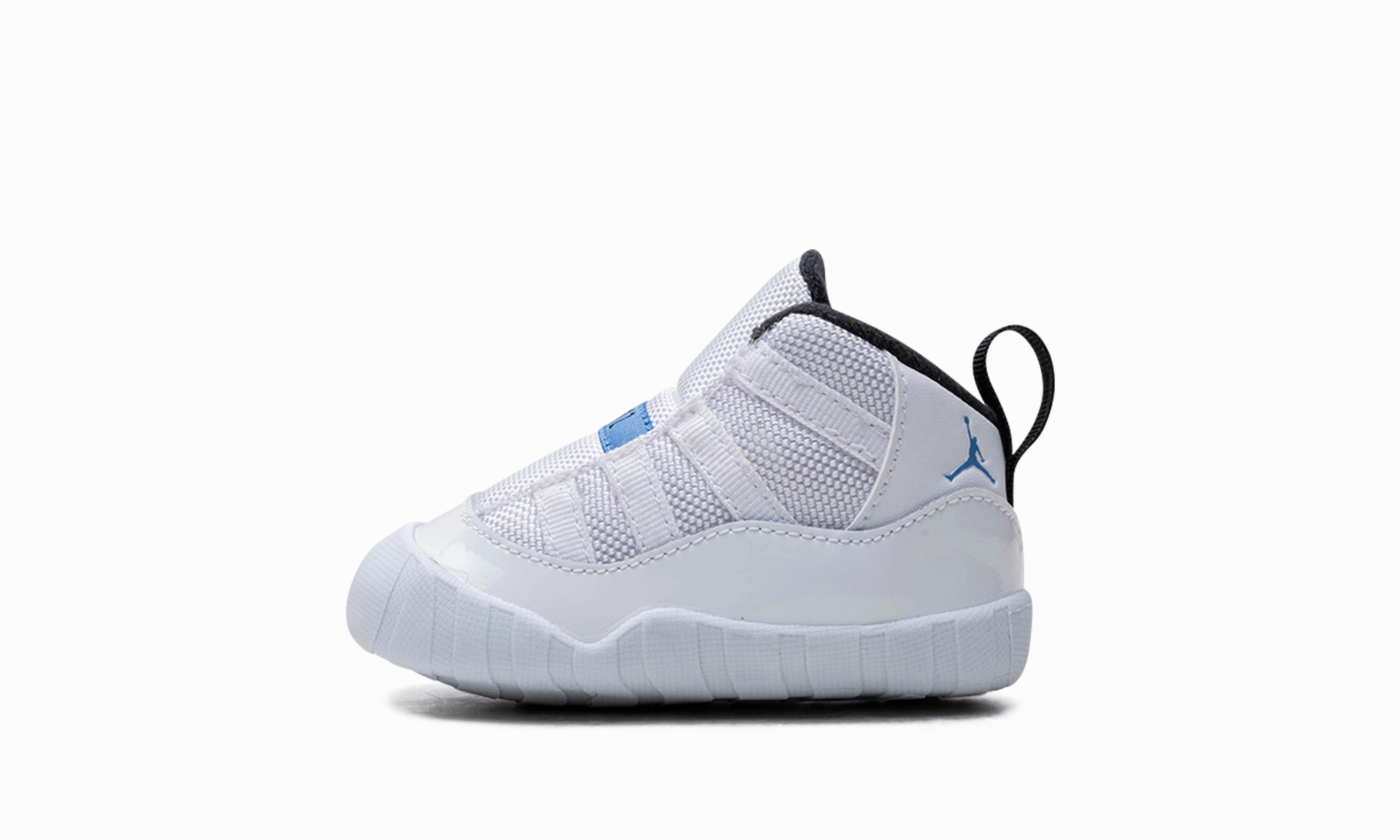 Jordan 11 Retro Crib Bootie TD "Legend Blue" stretchy fabric Padded Tongue