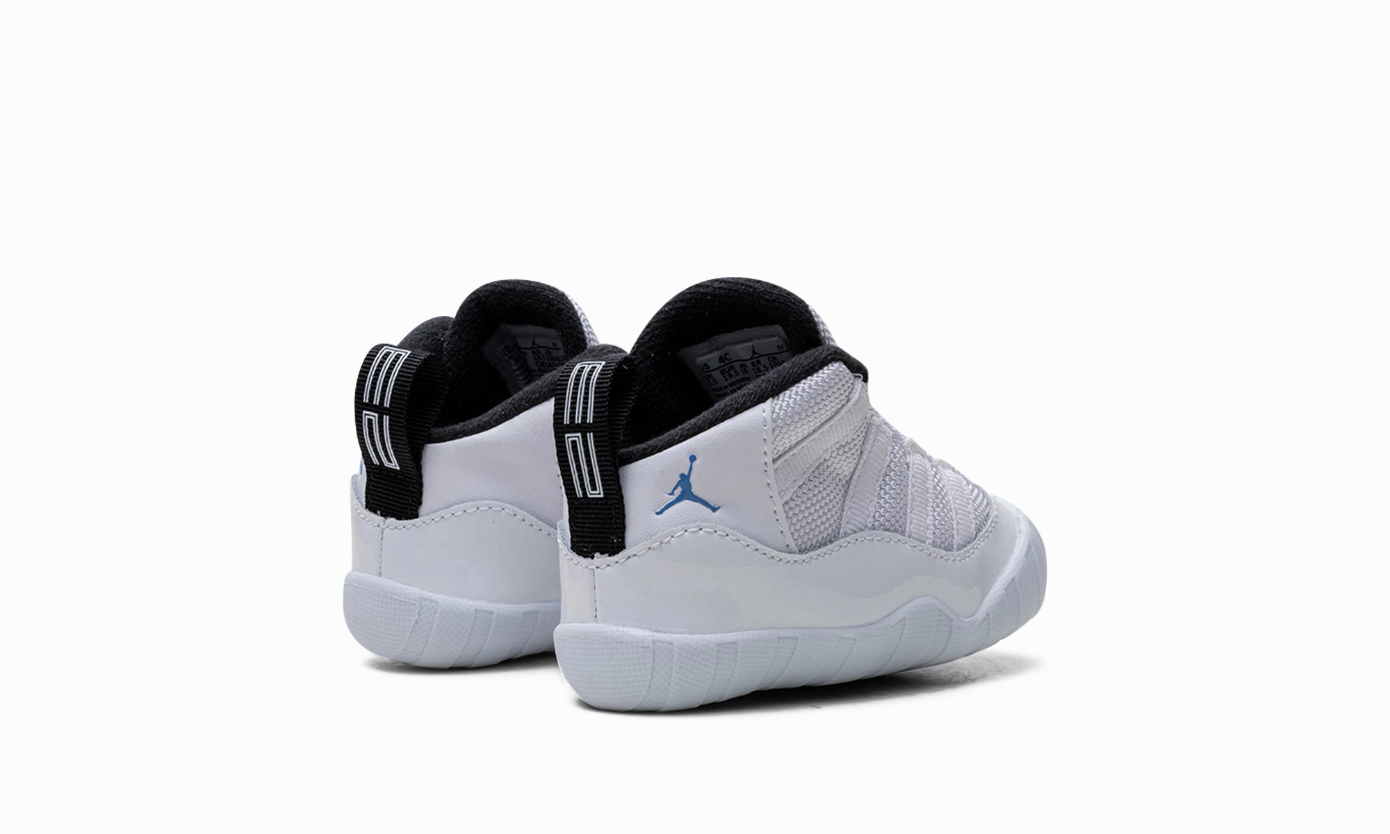 Jordan 11 Retro Crib Bootie TD "Legend Blue" running - efficiency
