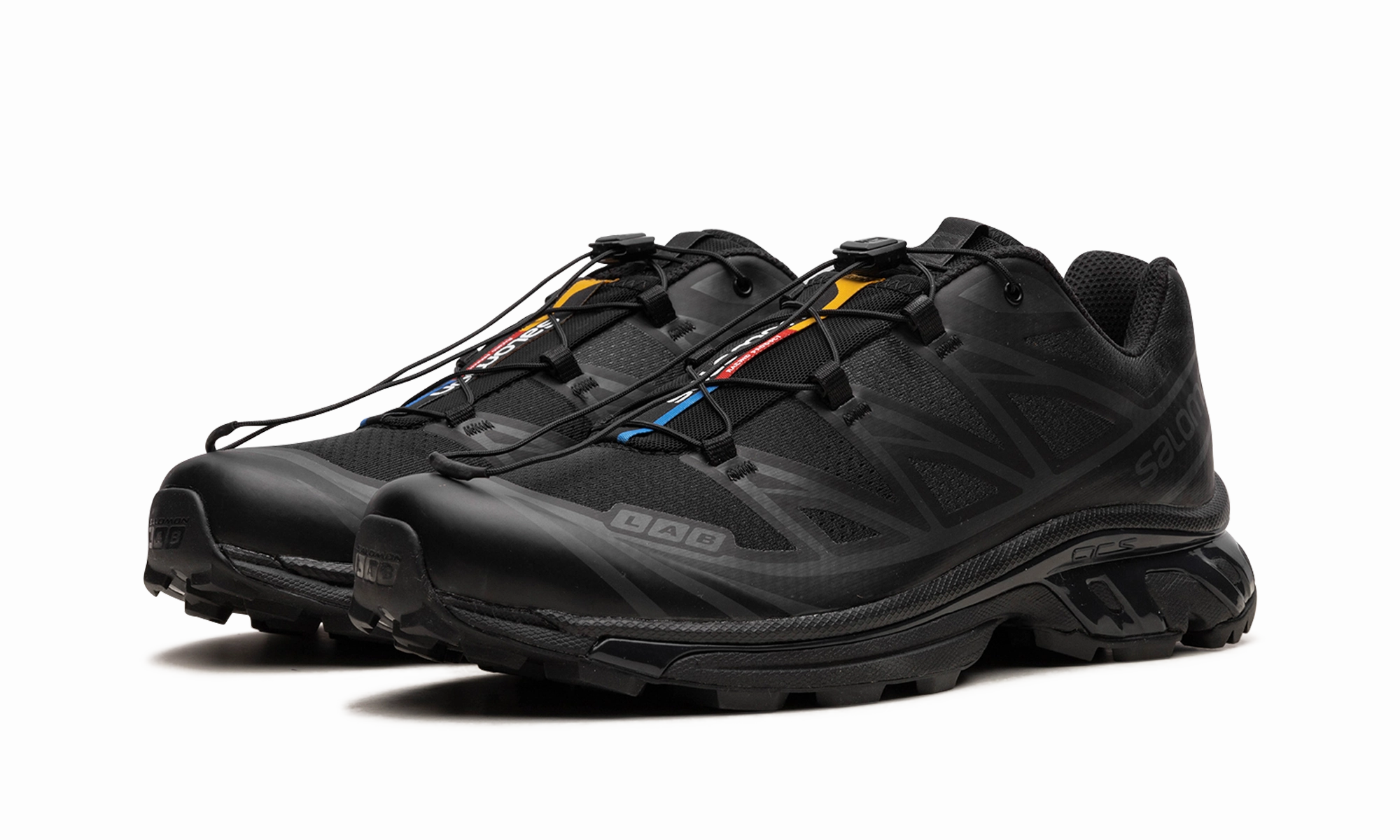 S/Lab XT-6 Adv "Triple Black" lightweight synthetic shoes Comfort - arch